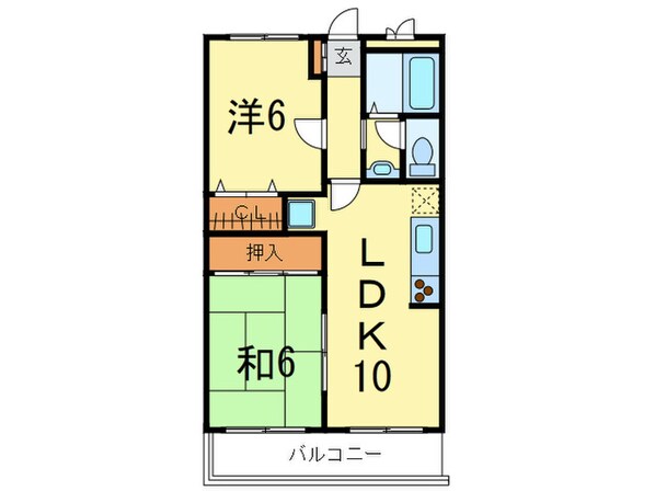 イーストコ－トの物件間取画像